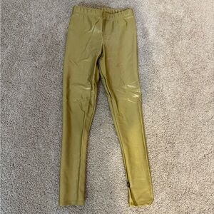 Kids Gold Leggings